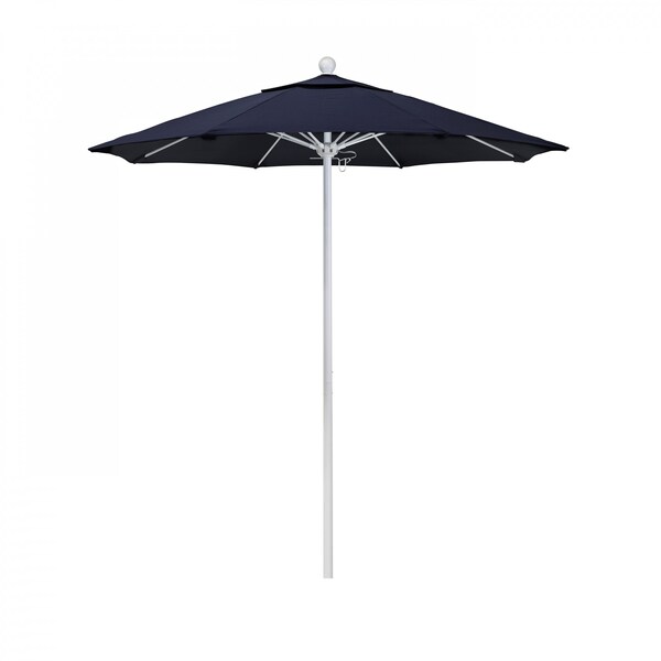 California Umbrella Patio Umbrella, Octagon, 96" H, Sunbrella Fabric, Navy - 194061004708