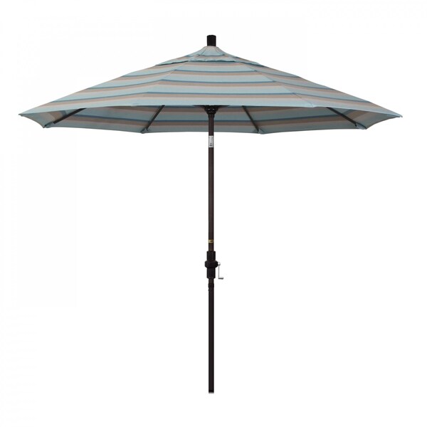 California Umbrella Patio Umbrella, Octagon, 102.38" H, Sunbrella Fabric, Gateway Mist - 194061017425