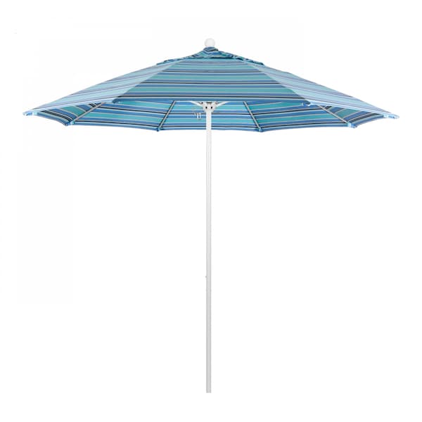 California Umbrella Patio Umbrella, Octagon, 103" H, Sunbrella Fabric, Dolce Oasis - 194061007488