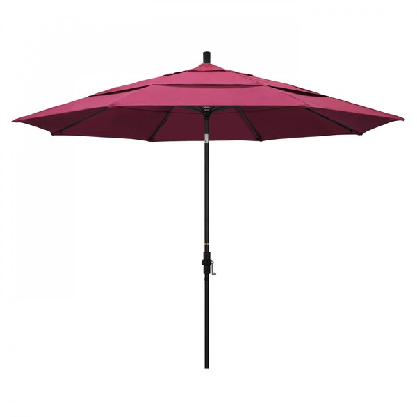 California Umbrella Patio Umbrella, Octagon, 110.5" H, Sunbrella Fabric, Hot Pink - 194061015537