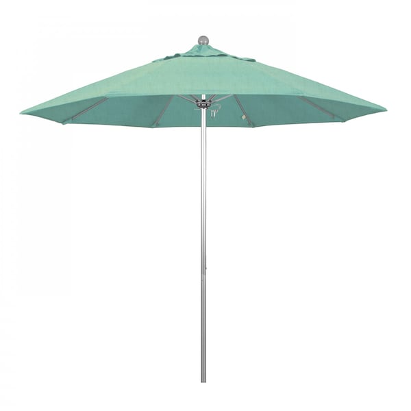 California Umbrella Patio Umbrella, Octagon, 103" H, Sunbrella Fabric, Spectrum Mist - 194061005316