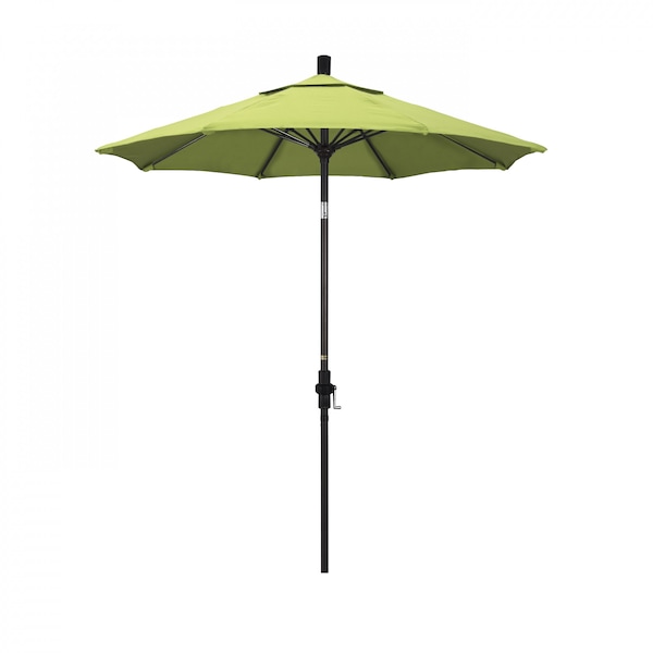 California Umbrella Patio Umbrella, Octagon, 102.5" H, Sunbrella Fabric, Parrot - 194061023990