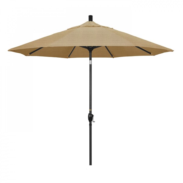 California Umbrella Patio Umbrella, Octagon, 101" H, Sunbrella Fabric, Linen Sesame - 194061035092