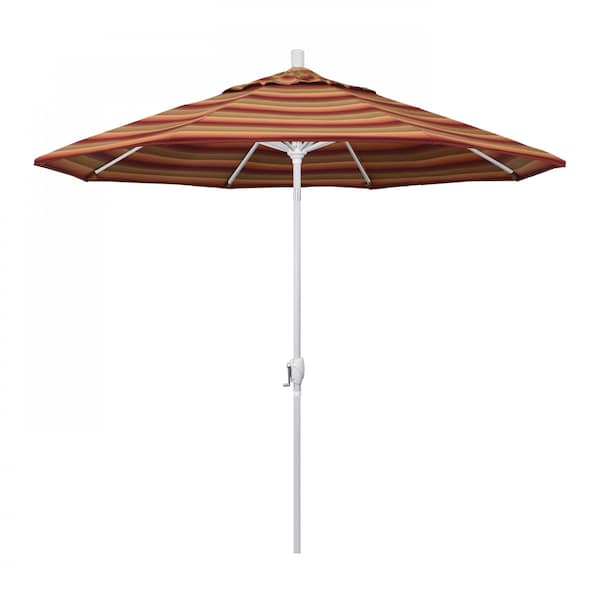 California Umbrella Patio Umbrella, Octagon, 101" H, Sunbrella Fabric, Astoria Sunset - 194061034118