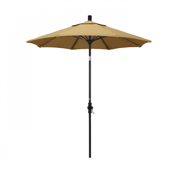 California Umbrella Patio Umbrella, Octagon, 102.5" H, Sunbrella Fabric, Wheat - 194061024058