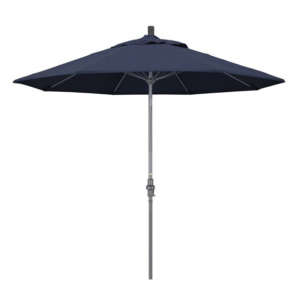 California Umbrella Patio Umbrella, Octagon, 101" H, Sunbrella Fabric, Spectrum Indigo - 194061024775