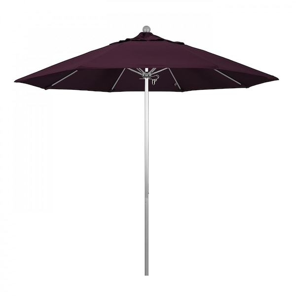 California Umbrella Patio Umbrella, Octagon, 103" H, Pacifica Fabric, Purple - 194061006207