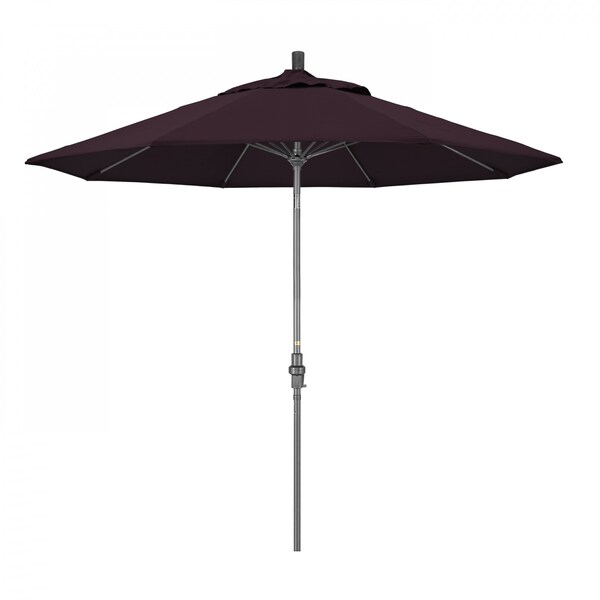 California Umbrella Patio Umbrella, Octagon, 101" H, Pacifica Fabric, Purple - 194061025635