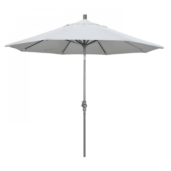 California Umbrella Patio Umbrella, Octagon, 102.38" H, Olefin Fabric, White - 194061016558