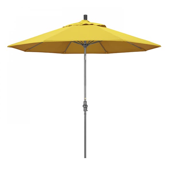 California Umbrella Patio Umbrella, Octagon, 101" H, Olefin Fabric, Lemon - 194061025284
