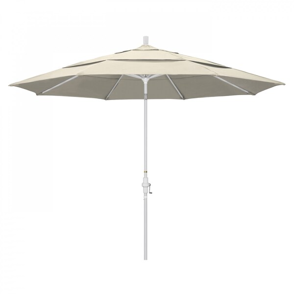 California Umbrella Patio Umbrella, Octagon, 110.5" H, Olefin Fabric, Antique Beige - 194061014875