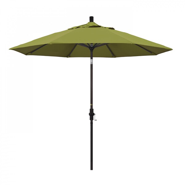 California Umbrella Patio Umbrella, Octagon, 102.38" H, Pacifica Fabric, Ginkgo - 194061017708