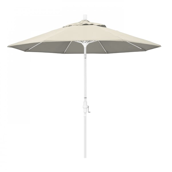 California Umbrella Patio Umbrella, Octagon, 101" H, Olefin Fabric, Beige - 194061027073