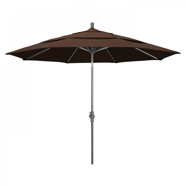 California Umbrella Patio Umbrella, Octagon, 110.5" H, Pacifica Fabric, Mocha - 194061013441