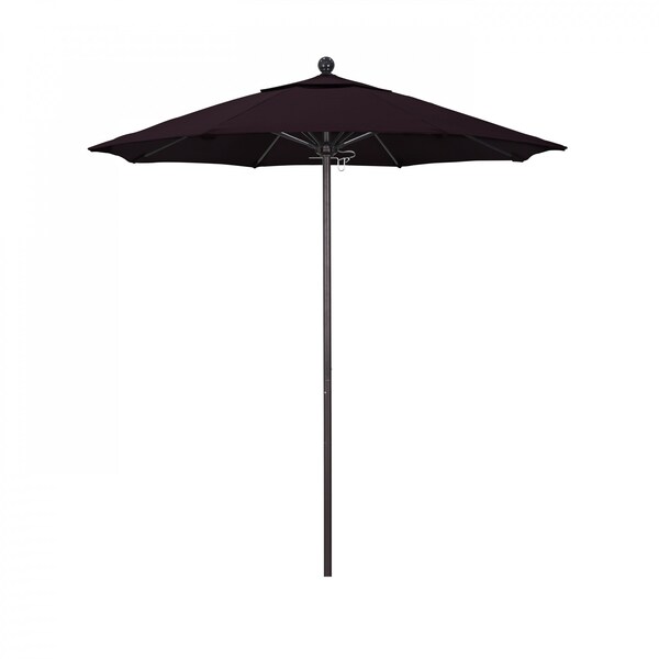 California Umbrella Patio Umbrella, Octagon, 96" H, Pacifica Fabric, Purple - 194061004449