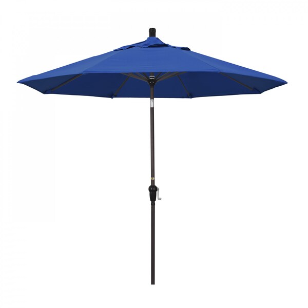 California Umbrella Patio Umbrella, Octagon, 102.38" H, Pacifica Fabric, Pacific Blue - 194061039632