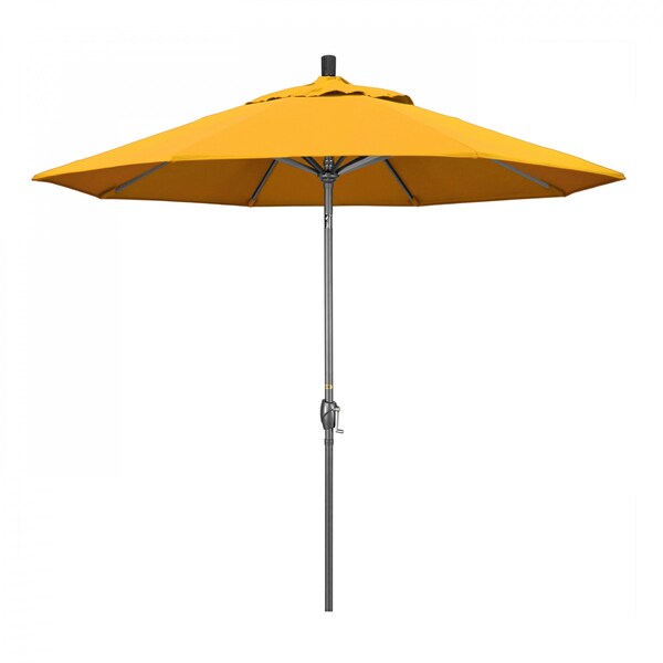 California Umbrella Patio Umbrella, Octagon, 101" H, Pacifica Fabric, Yellow - 194061032794