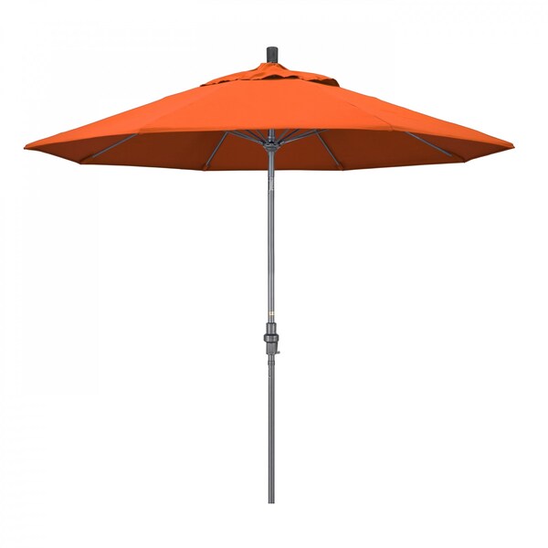 California Umbrella Patio Umbrella, Octagon, 101" H, Sunbrella Fabric, Melon - 194061024928