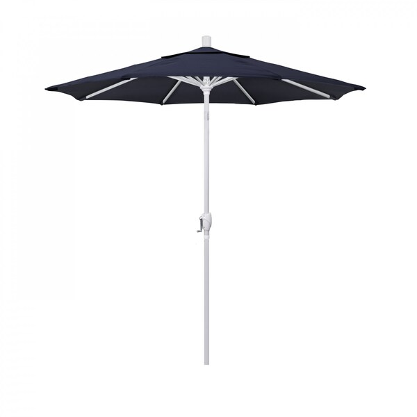 California Umbrella Patio Umbrella, Octagon, 95.5" H, Sunbrella Fabric, Navy - 194061030455