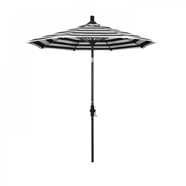 California Umbrella Patio Umbrella, Octagon, 102.5" H, Sunbrella Fabric, Cabana Classic - 194061024324