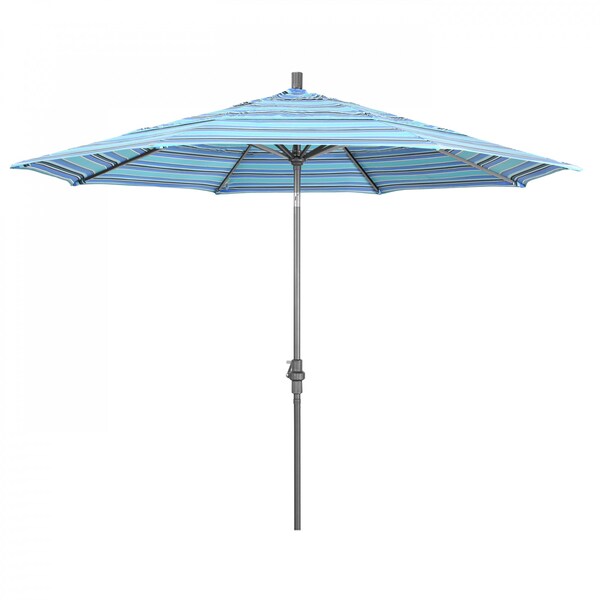 California Umbrella Patio Umbrella, Octagon, 110.5" H, Sunbrella Fabric, Dolce Oasis - 194061013076