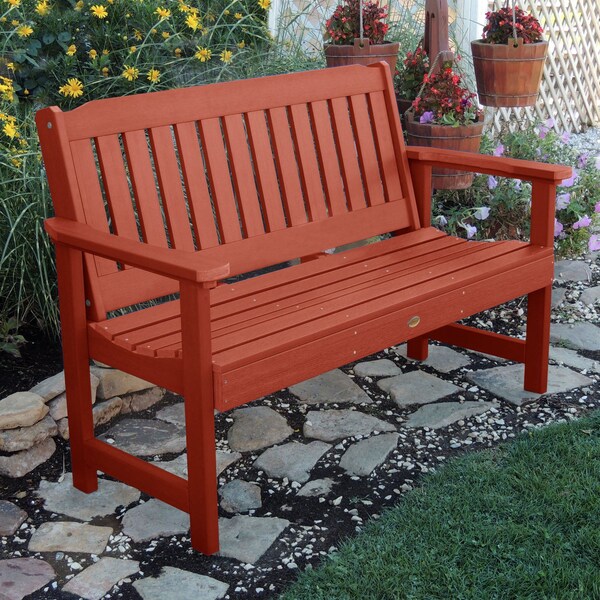 Highwood Usa Lehigh Garden Bench 5ft - AD-BENW1-RED