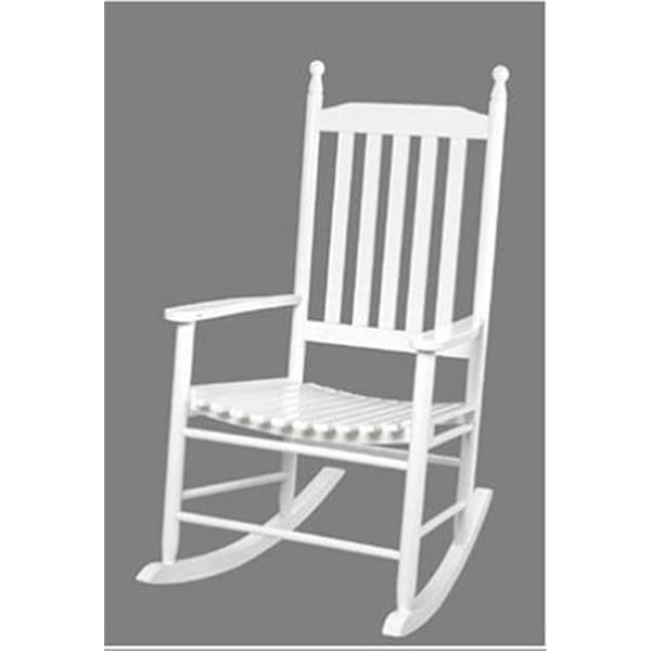 Giftmark Giftmark 3400W Adult Tall Back Rocking Chair White - 3400W
