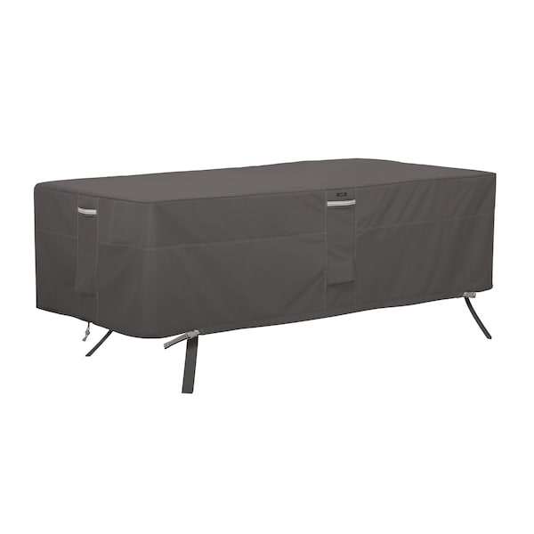 Classic Accessories Ravenna Rectangular/Oval Patio Table Cover, 84 in L x 44 in W x 23 in H - 56-044-055101-EC
