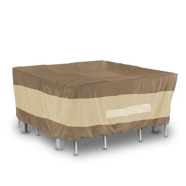 Anyweather Square Patio Table with Chairs Outdoor Cover - AWPC06