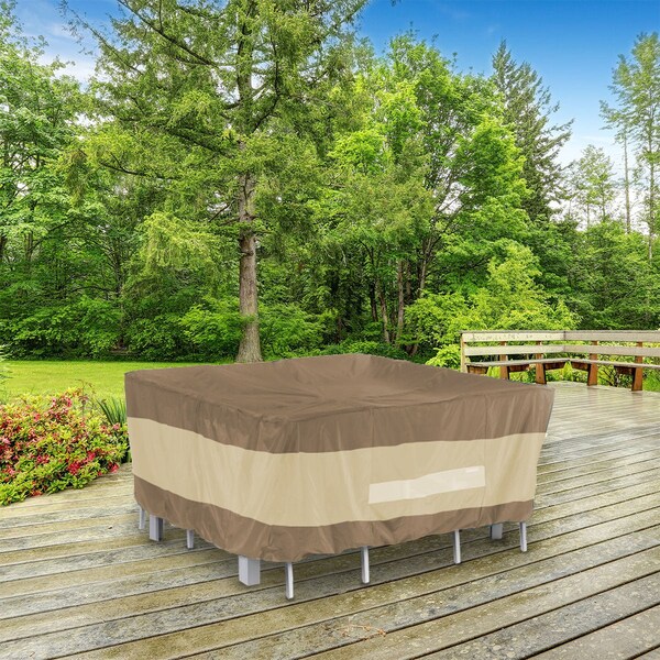 Anyweather Square Patio Table with Chairs Outdoor Cover - AWPC06