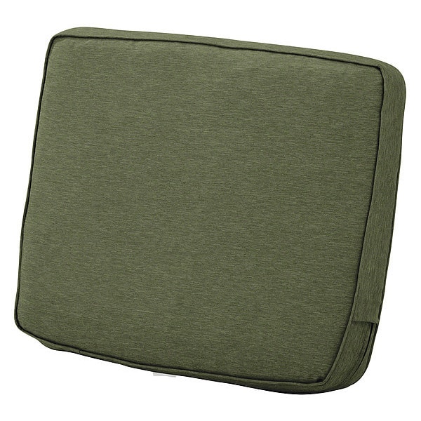 Classic Accessories Lounge Back Cushion, Heather Fern, 23" x 20" x 4" - 62-025-HFERN-EC
