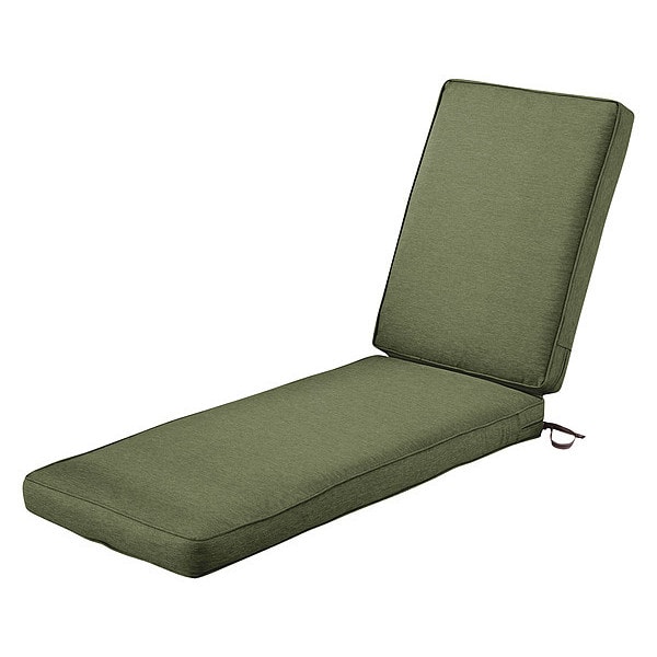 Classic Accessories Chaise Lounge Cushion, Green, 80"x26"x3" - 62-029-HFERN-EC