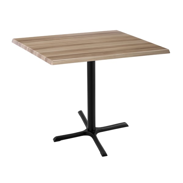 Holland Bar Stool Co 36" Tall In/Outdoor All-Season Table, 36" x 36" Square Natural Top - OD211-3036BWOD36SQNAT