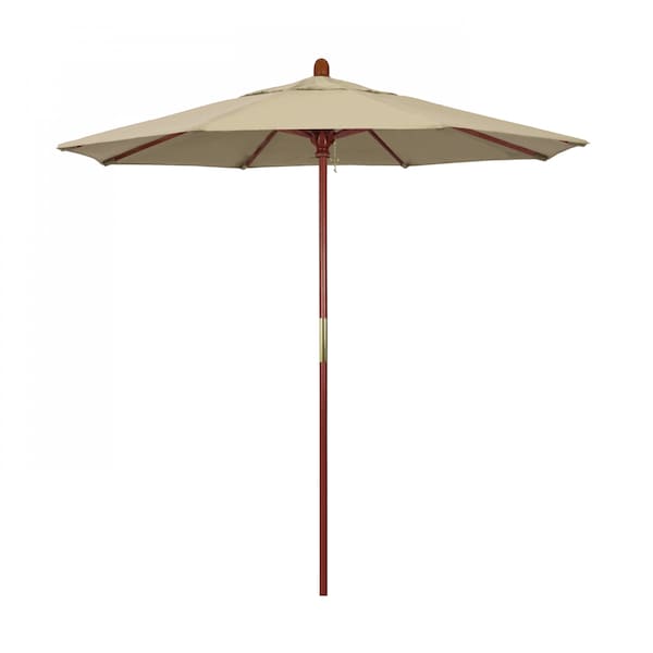 California Umbrella Patio Umbrella, Octagon, 93.13" H, Pacifica Fabric, Beige - 194061036334