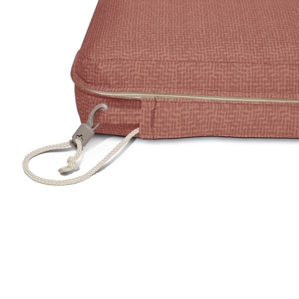 Classic Accessories Weekend 17" x 17" x 3" Seat Cushion, Cedarwood, 2PK - CCWCH17173-2PK