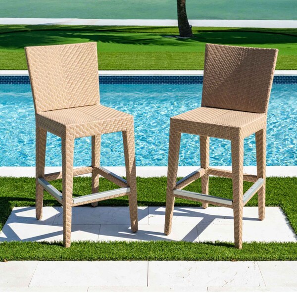Panama Jack Outdoor Panama Jack Austin Barstool - PJO-3801-NAT-BS