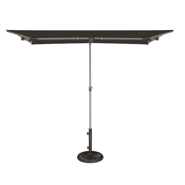 Cerrar SimplyShade Capri 4.95 ft. x 6.93 ft. Rectangle Balcony Umbrella Black - CE2650460