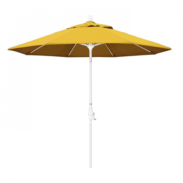 California Umbrella Patio Umbrella, Octagon, 101" H, Pacifica Fabric, Yellow - 194061027417
