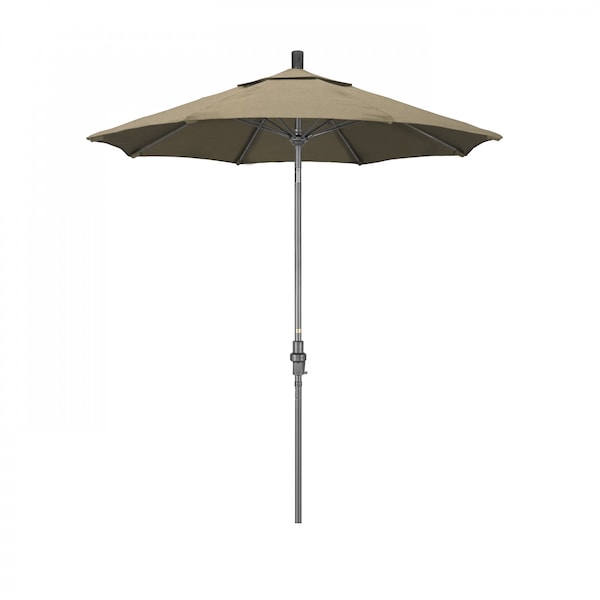 California Umbrella Patio Umbrella, Octagon, 102.5" H, Sunbrella Fabric, Heather Beige - 194061023341