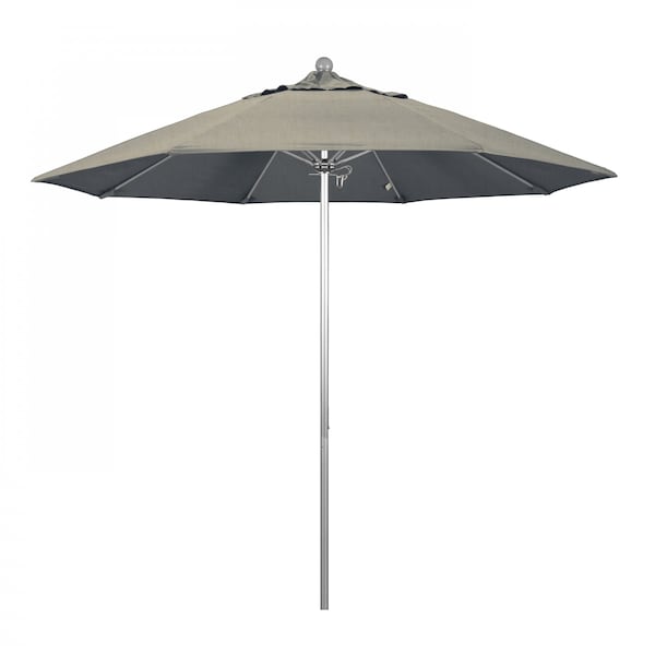 California Umbrella Patio Umbrella, Octagon, 103" H, Sunbrella Fabric, Spectrum Dove - 194061005330