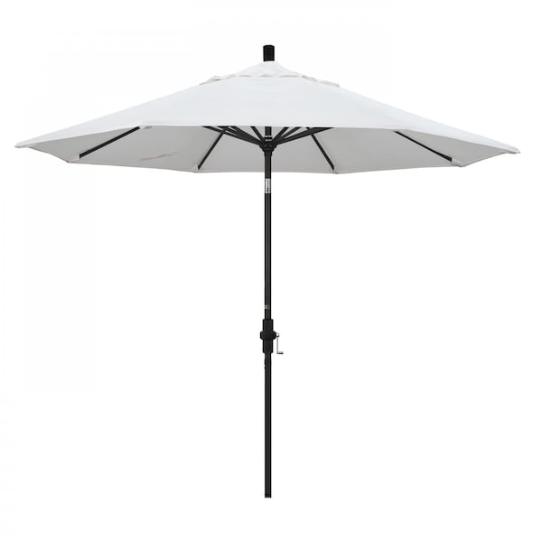 California Umbrella Patio Umbrella, Octagon, 102.38" H, Olefin Fabric, White - 194061019252