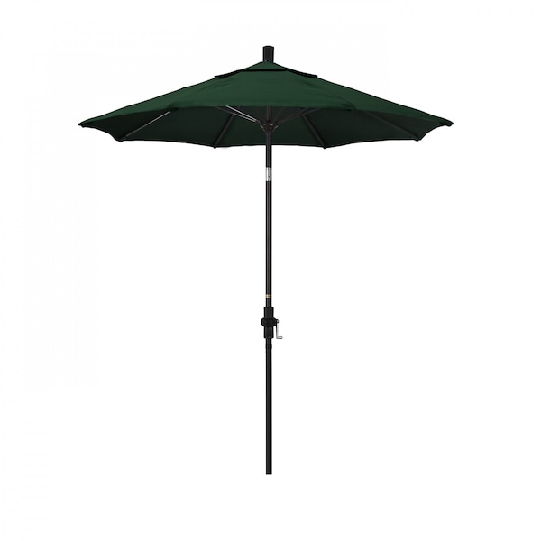 California Umbrella Patio Umbrella, Octagon, 102.5" H, Olefin Fabric, Hunter Green - 194061024362