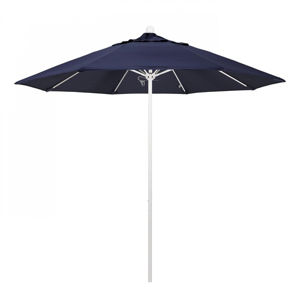 California Umbrella Patio Umbrella, Octagon, 103" H, Pacifica Fabric, Navy - 194061007938