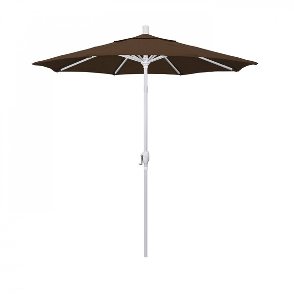 California Umbrella Patio Umbrella, Octagon, 95.5" H, Olefin Fabric, Teak - 194061030790