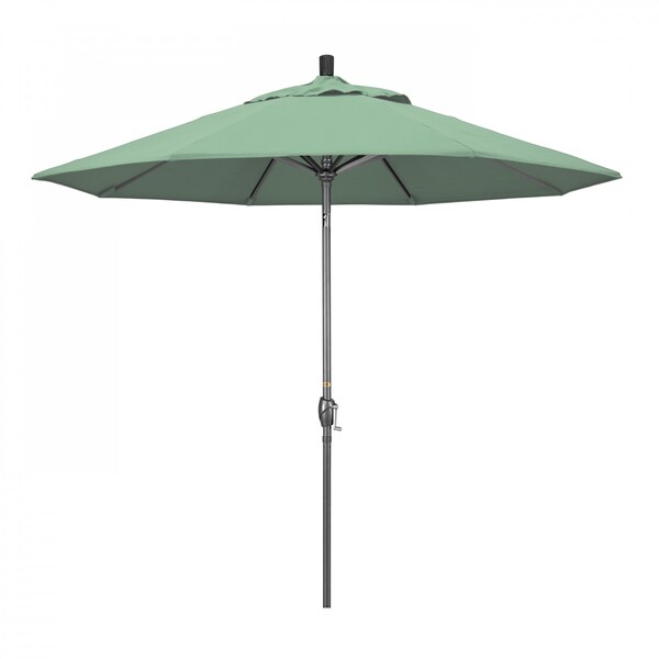 California Umbrella Patio Umbrella, Octagon, 101" H, Pacifica Fabric, Spa - 194061032671