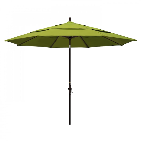 California Umbrella Patio Umbrella, Octagon, 110.5" H, Pacifica Fabric, Ginkgo - 194061014226