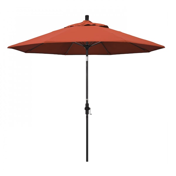 California Umbrella Patio Umbrella, Octagon, 101" H, Olefin Fabric, Sunset - 194061028001