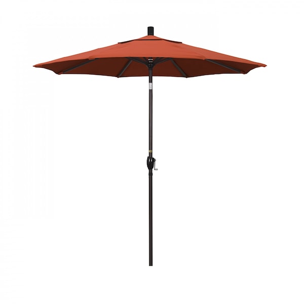 California Umbrella Patio Umbrella, Octagon, 95.5" H, Olefin Fabric, Sunset - 194061029886
