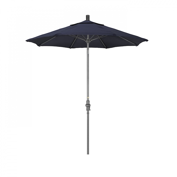 California Umbrella Patio Umbrella, Octagon, 102.5" H, Pacifica Fabric, Navy - 194061023808