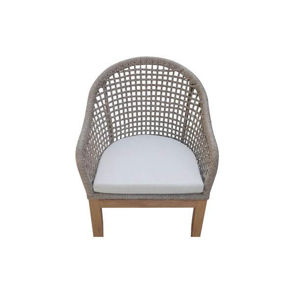 International Concepts Outdoor Patio Dining Chair with Cushions, 2PK - ODC-300P